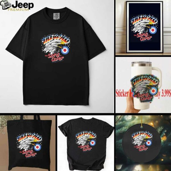 Official Eagle The Who North American Tour 2025 The Song Is Over Raglan Shirt