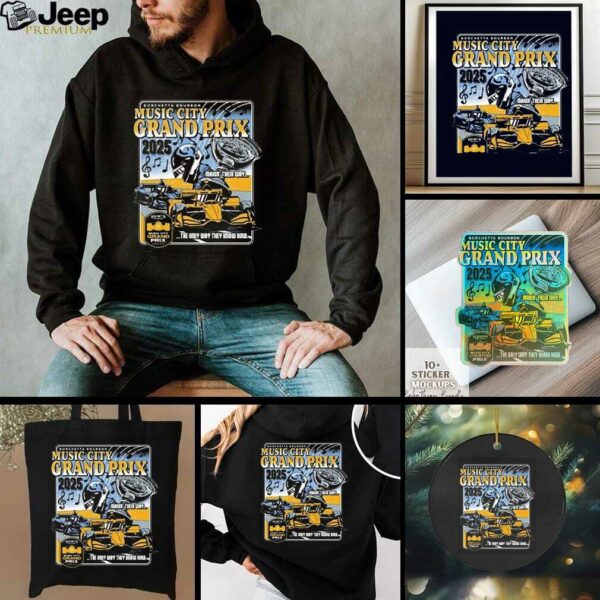 Official Indycar 2025 Borchetta Bourbon Music City Grand Prix Finale Shirt