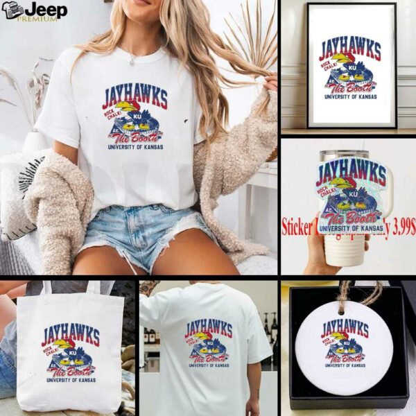 Official Kansas Jayhawks The Booth Stadium Rock Chalk shirt