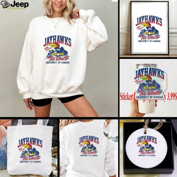 Official Kansas Jayhawks The Booth Stadium Rock Chalk shirt