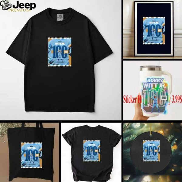 Official Kc Royals Bobby Witt Jr 100 Career Hr shirt