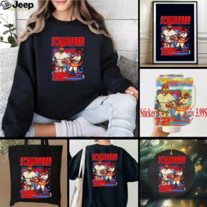 Official Kyle Schwarber 12 Philadelphia Phillies MLB Planet Euphoria Artwork t shirt