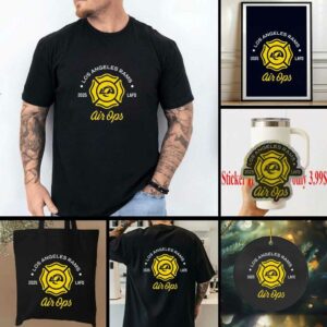 Official Los Angeles Rams x LAFD Air Ops Firefighter T...