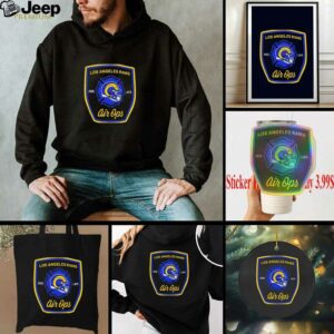 Official Los Angeles Rams x LAFD Air Ops T Shirt