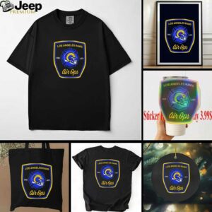 Official Los Angeles Rams x LAFD Air Ops T Shirt
