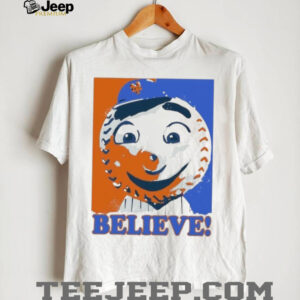 Official Mr Met Believe New York Mets Shirt