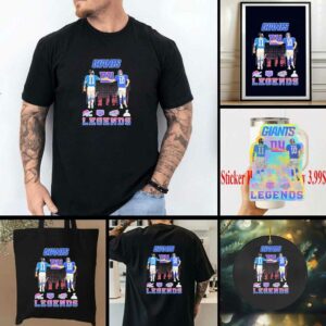 Official New York Giants Simms Manning Football Leggend 2025 Shirt