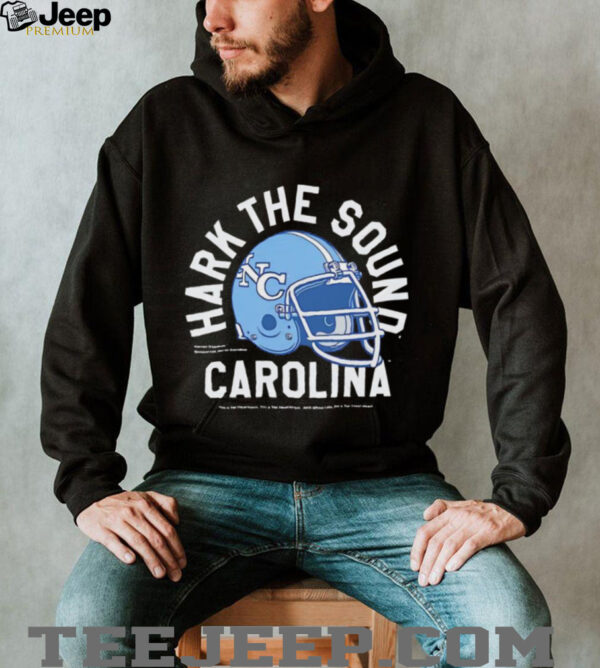 Official North Carolina Football Hark The Sound helmet shirt