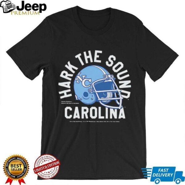Official North Carolina Football Hark The Sound helmet shirt