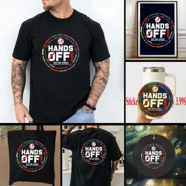 Official Off New York Yankees Logo Hands Off Seattle Mariners Stand With The People Shirt