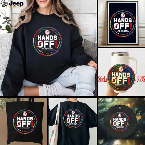 Official Off New York Yankees Logo Hands Off Seattle Mariners Stand With The People Shirt