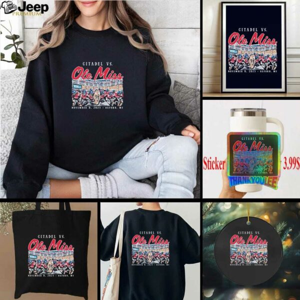 Official Ole Miss Rebels vs. Citadel Bulldogs Game Day 2025 Shirt