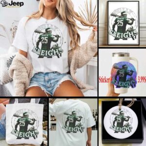 Official Philadelphia Eagles Philly Sleighs Santa 25 Christmas Shirt