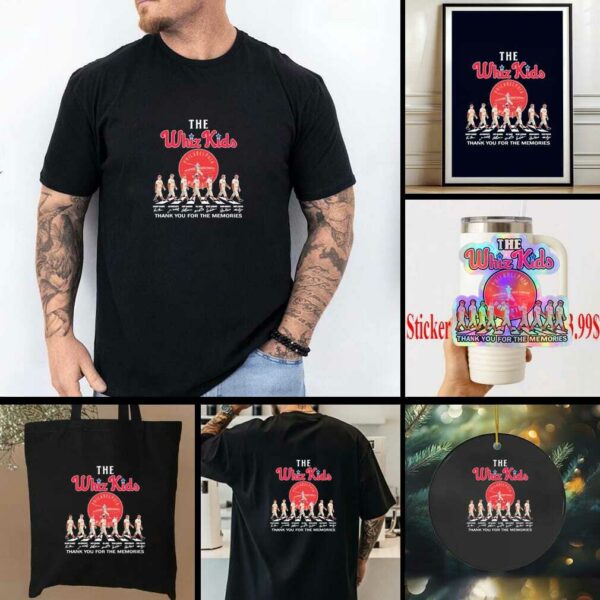 Official Philadelphia Phillies The Whiz Kids Abbey Road Shirt
