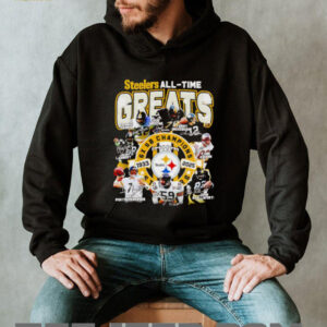 Official Pittsburgh Steelers All Time Greats 6x Sb Champions 1933 2025 Signatures Shirt