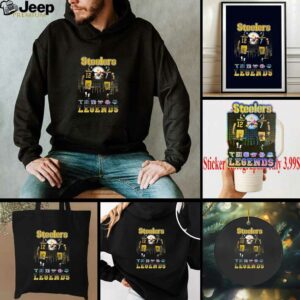 Official Pittsburgh Steelers Bradshaw Roethlisberger Football Legends 2025 Skyline Signatures...