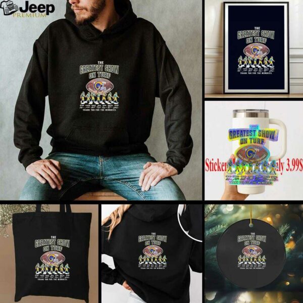 Official St Louis Rams The Greatest Show On Turf Abbey Road Shirt