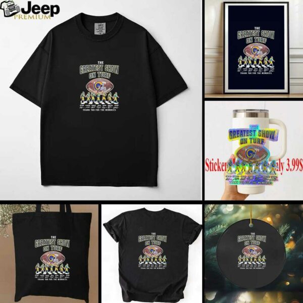 Official St Louis Rams The Greatest Show On Turf Abbey Road Shirt