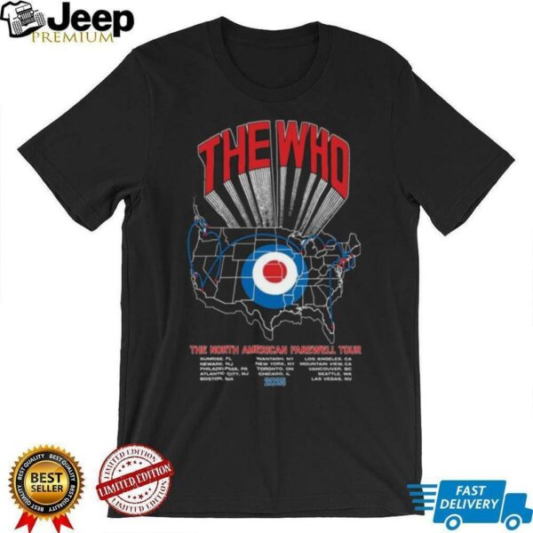 Official The Who The Song Is Over Tour 2025 Poster Shirt