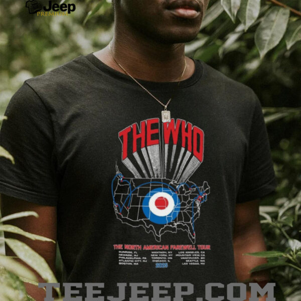 Official The Who The Song Is Over Tour 2025 Poster Shirt
