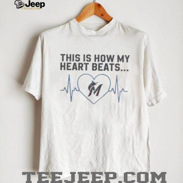 Official This Is How My Heart Beats Miami Marlins Shirt