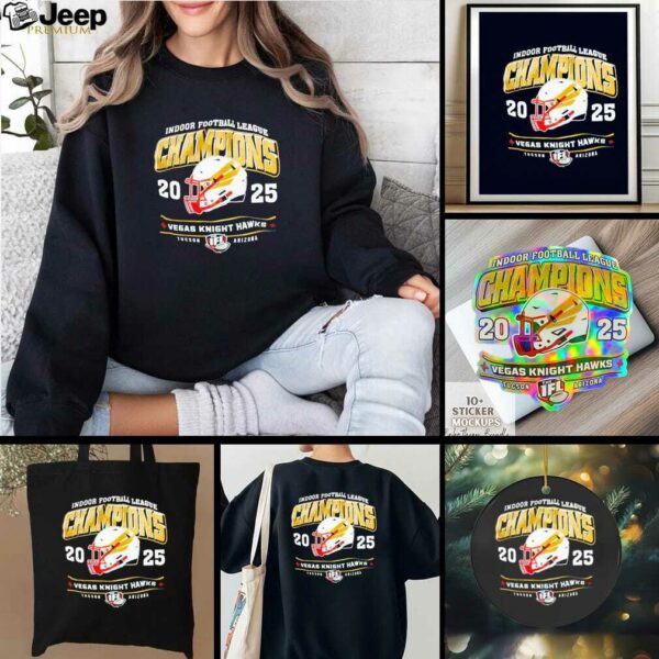 Official Vegas Knight Hawks 2025 IFL Champions Shirt