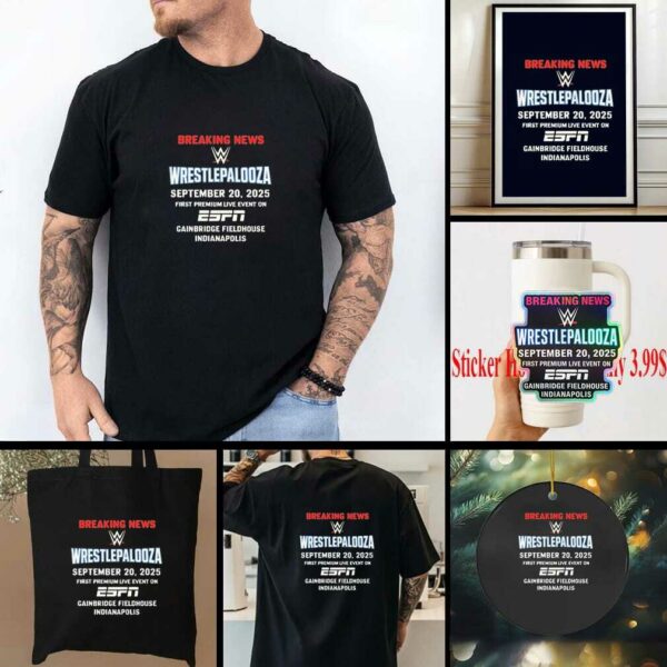 Official WWE Wrestlepalooza 2025 Shirt