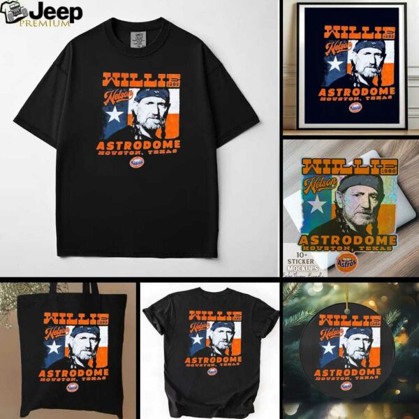 Official Willie Nelson Astrodome Houston Texas Shirts