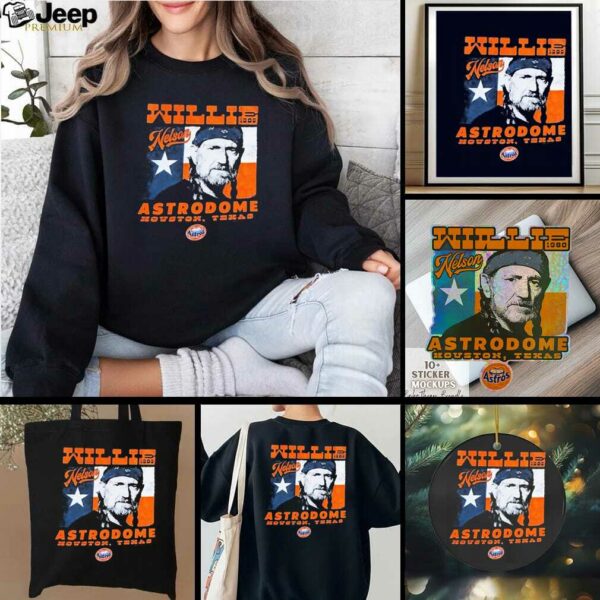 Official Willie Nelson Astrodome Houston Texas Shirts