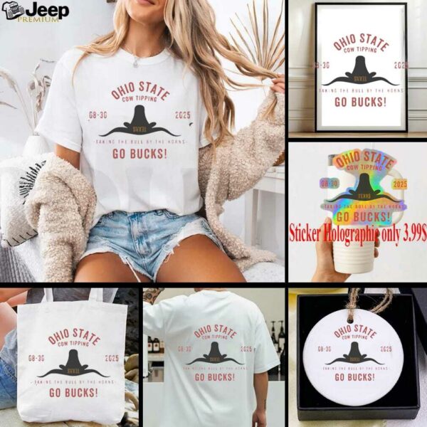 Ohio State Vs Texas Cow Tipping Football Game 2025 Shirt