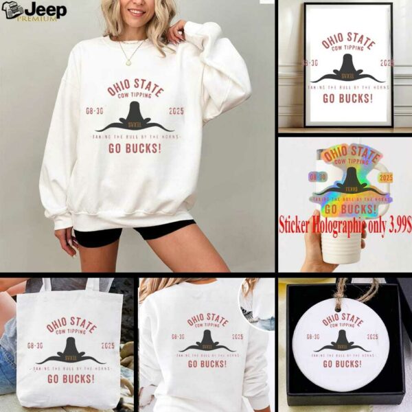 Ohio State Vs Texas Cow Tipping Football Game 2025 Shirt