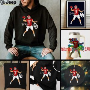 Oklahoma Football Baker Mayfield Superstar Pose signature style shirt