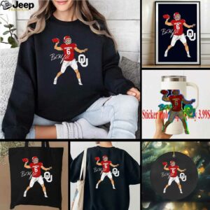 Oklahoma Football Baker Mayfield Superstar Pose signature style shirt