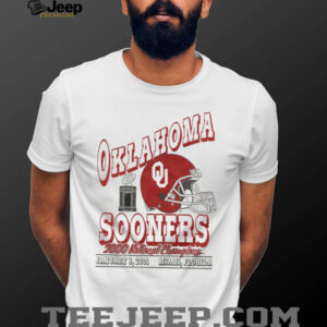 Oklahoma Sooners 2000 National Champions T Shirt