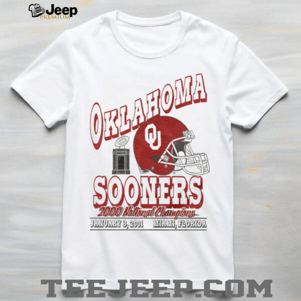 Oklahoma Sooners 2000 National Champions T Shirt