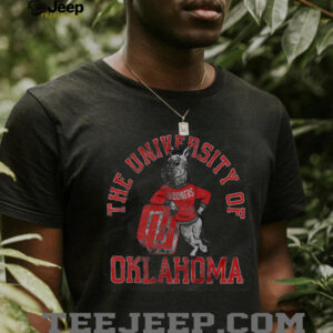 Oklahoma Sooners Vintage University of Oklahoma Mascot T Shirt