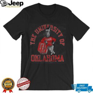 Oklahoma Sooners Vintage University of Oklahoma Mascot T Shirt