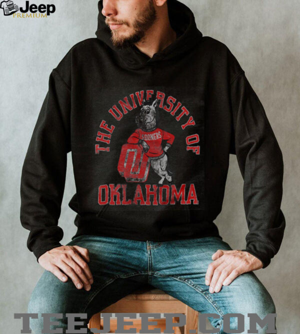 Oklahoma Sooners Vintage University of Oklahoma Mascot T Shirt