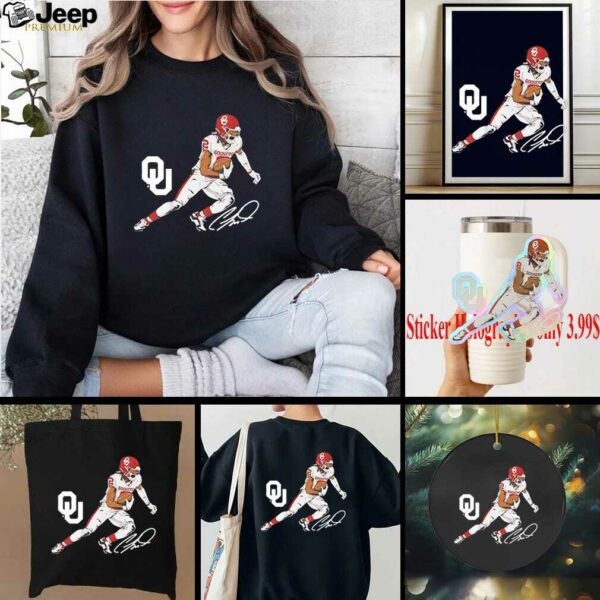 Oklahoma football CeeDee Lamb superstar pose signature shirt