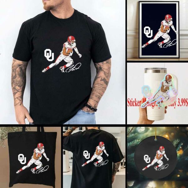 Oklahoma football CeeDee Lamb superstar pose signature shirt