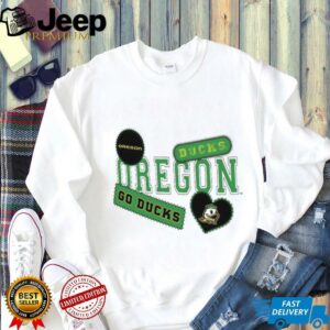 Oregon Ducks Go Ducks heart shirt