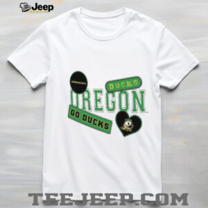 Oregon Ducks Go Ducks heart shirt