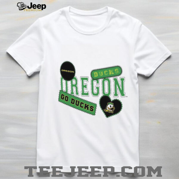 Oregon Ducks Go Ducks heart shirt