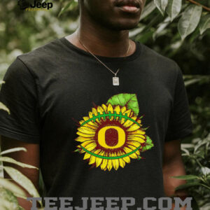 Oregon Ducks sunflower football shirt