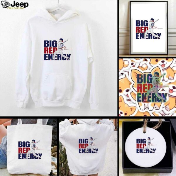 Owen Caissie Big Red Energy Chicago Cubs signature shirt