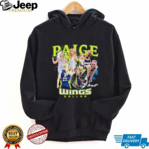 Paige Bueckers Dallas Wings WNBA All Star collage signature shirt