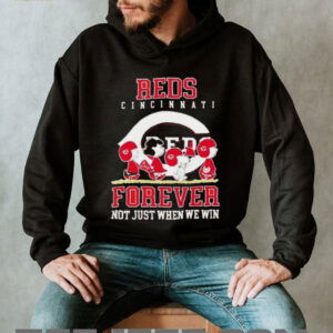 Peanuts Characters x Cincinnati Reds forever not just when we win shirt