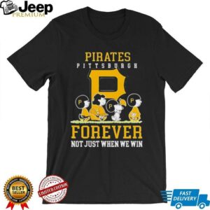 Peanuts Charlie Brown Snoopy Pittsburgh Pirates baseball forever not just...