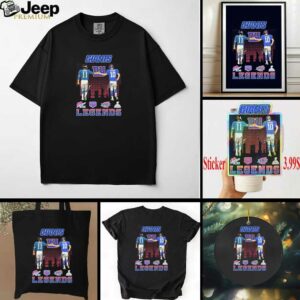 Phil Simms And Eli Manning New York Giants Legends Skyline T shirts