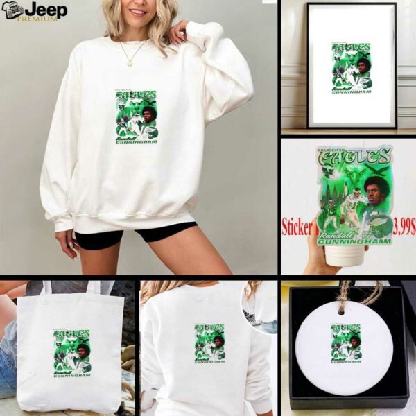 Philadelphia Eagles Randall Cunningham graphic shirt